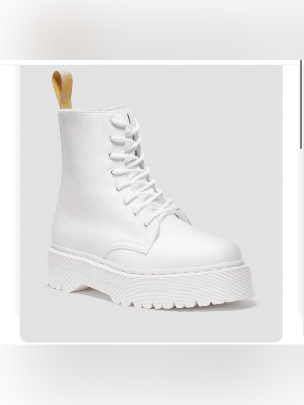 Dr. Martens Vegan Jadon Mono II White